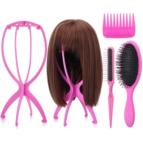Pack pink wig - pink,