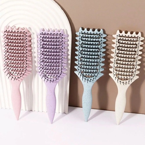 Hollow massage curling brush - massage,