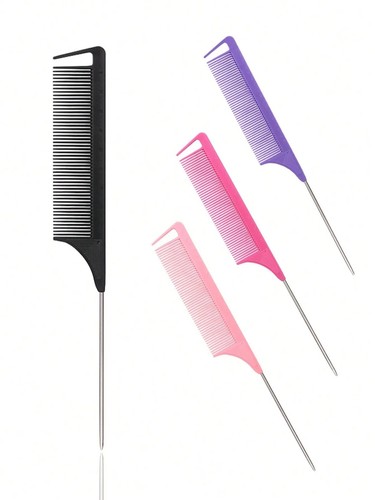 Stainless steel tail comb - steel,