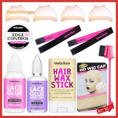 Lace wig glue kit pieces - kit, 9