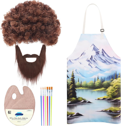 Painter costume 10 pcs - 80's,