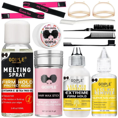 Hair extension adhesive spray - extension,