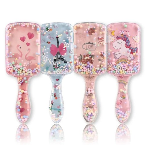 Cartoon hair brush wet dry - hair,