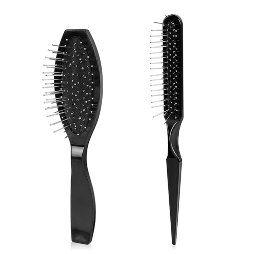Wig brush set - stainless, steel