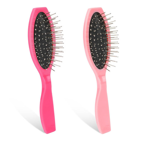 Metal hair brush pack - hair, brush,2
